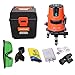 Lomvum Self-Leveling Horizontal/Vertical LD 70 Times Outdoor Green Line laser Level 360 Rotary Kit with Outdoor Mode and Tilt Mode
