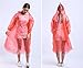 Emergency Hooded Rain Poncho by PengMei, 10 Packs Rain Poncho for Adults One Size Long Sleeves Disposable Camping Outdoor Assorted Colors 100% Waterproof