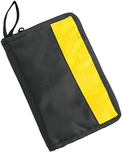 VIBRANT COLORS Coloring Pencil Case for 48 Pencils. Organized Pencil Holder for Colored Pencils, Sharpener, Eraser and More! Best Pencil Bag for Every Artist. Great Addition to Adult Coloring (Yellow)