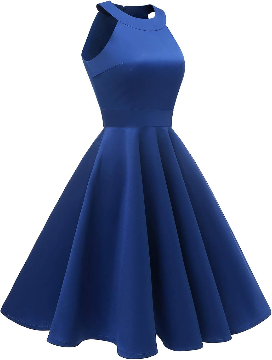 Muadress Vintage Vestito Da Cocktail Pin Up Degli Anni 50 Donne Retro Halter Classic Rockabilly Swing Cocktail Donna