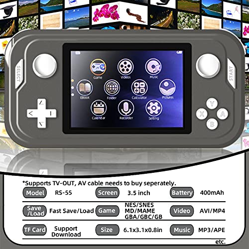 CredevZone Handheld Game Console 3.5inch Mini Retro Gaming Player 700