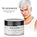 MOFAJANG Unisex Hair Wax Color Dye Styling Cream Mud, Natural Hairstyle Pomade, Washable Temporary,Party Cosplay (White)