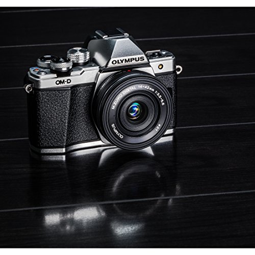 Olympus-OM-D-E-M10-Mark-II-Mirrorless-Digital-Camera-with-14-42mm-EZ-Lens-Silver-64GB-Memory-Microphone-Deluxe-Accessory-Bundle