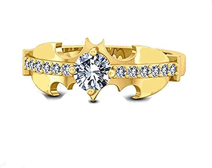 IRA Round Cut D/VVS1 Diamond Batman Designed