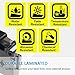 5 Pack Laminated Tapes Black on White Compatible for Brother P-touch Label Makers Tz Tape TZ231 TZe231 TZ-231, 0.47