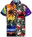 V.H.O. Funky Hawaiian Shirt, Shortsleeve, Mondy, Multicoloured, XL