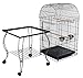 Yaheetech 59-inch Dome Open Top Large Medium Parrot Bird Cage On Stand for Sun Parakeets Conures Quaker Parrot Rolling Cockatiel Bird Cage