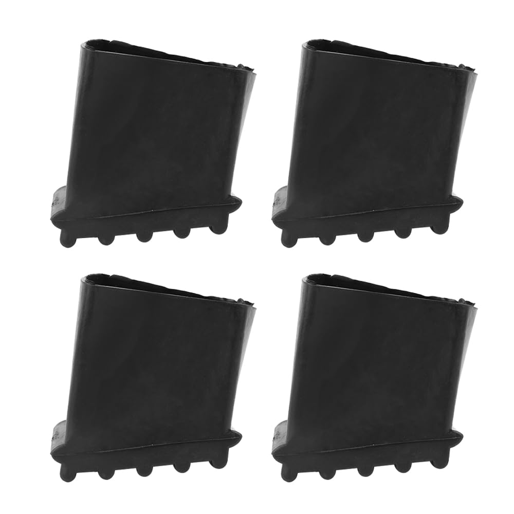 VOANZO 4Pcs Non-Slip Ladder Feet Rubber Pads Replacement Step Ladder Foot Mats Ladder Feet Covers & Cushions Ideal for Extension Ladders and Stability