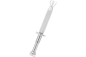 6ixGosh Piercing Ball Grabber Tool Piercing Clamps Ear Nose Septum Piercing Piercing Tool for All Piercings 316L Stainless Steel Slotted Locking Piercing Clamps Ear Lip Navel Tongue Body Piercing,S