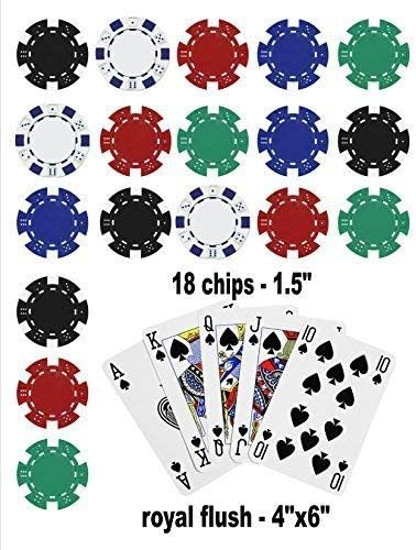 Amazon Com Poker Edible Cake Topper Royal Flush Cake Topper