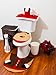 Imperial Home Christmas Toilet Seat Cover and Rug Set - Holiday Bathroom Decor - 3 Pc Bathroom Christmas Decorations Set (4 pc, Reindeer)