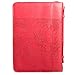 Pink Lux-Leather Bible Cover with God MT 19: 26 Lg
