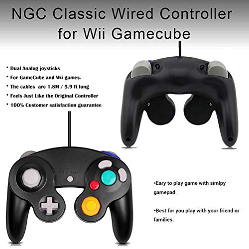 image for FIOTOK Gamecube Controller, Classic Wired Controller for Wii Nintendo 