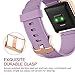 for Blaze Bands, Silicone Replacement Strap with Stainless Steel Frame for Blaze