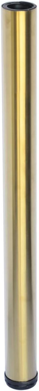 28" Table Legs Round Stainless or Brushed Brass 4pc Heavy Duty by Alpha Furnishings (Brushed Brass 28 inch)