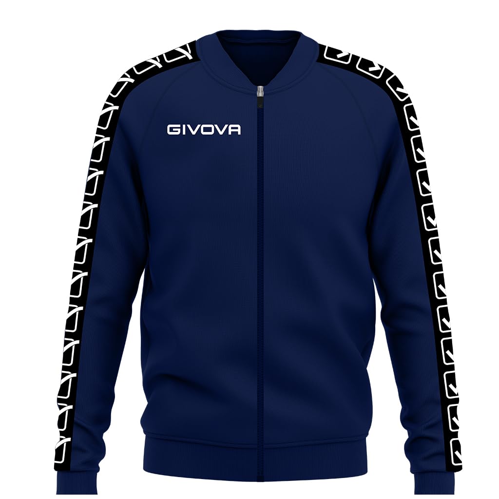 Givova Unisex College Band College Band Jacket, Blue, S