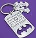 Superhero dad keychain personalized Fathers Day Gift super dad Personalized Dad DAD Gift, pewter hand stamped, to the world you are just a dad