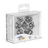 Oakie Doakie Dice RPG Set Speckled - Black