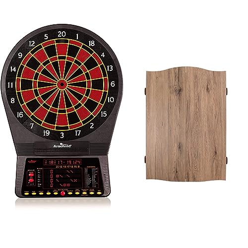 Bundle of Arachnid Cricket Pro 800 Electronic Dartboard with DMI Sports