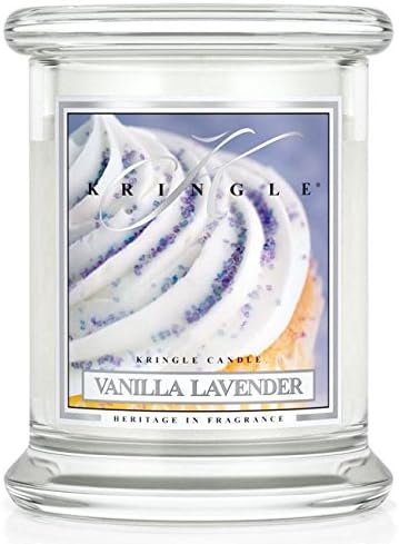Kringle Candle Vanilla Lavender Small Classic Scented Jar Candle