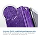 ULAK S6 Case, Galaxy S6 Case, S6 Wallet Case, Luxury Fashion PU Leather Case Magnet Wallet Folio 9 Card Multi-Slots Flip Cover for Women for Samsung Galaxy S6 (Purple)
