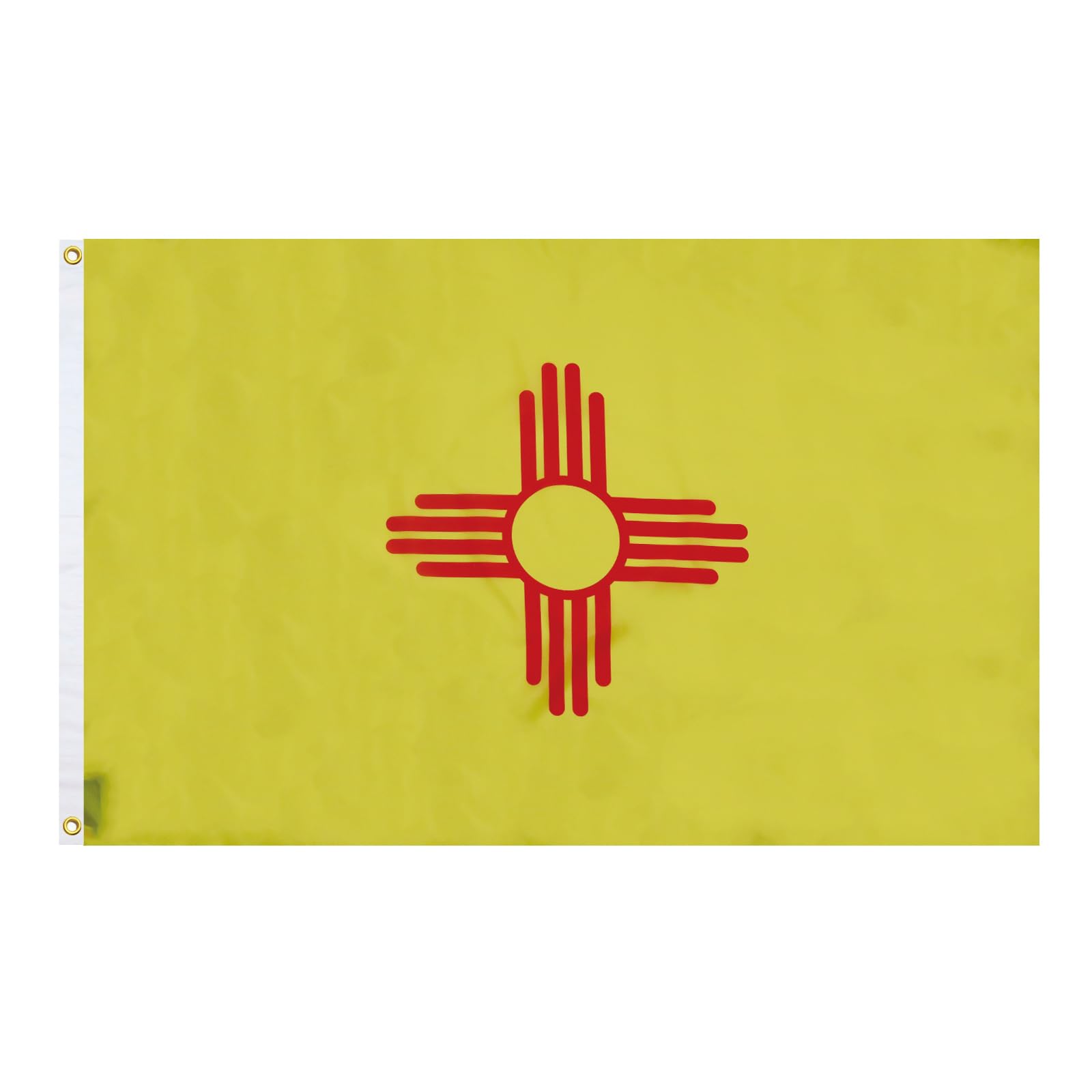 AZ FLAG - New Mexico Flag - 2x3 Ft - 100D Polyester Us State Of Nouveau-Mexique Banner with Two Metal Grommets - Fade Resistant - Vivid Colors - 2' x 3' Feet - 90x60 Cm — image 1