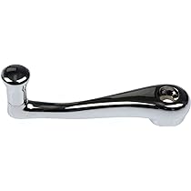 Chrome Front Window Regulator Handle For Peterbilt 337–379 – Square Adapter, 12cm