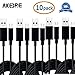 Micro USB Cables , AKEDRE® 10-Pack (3FT) Premium High Speed USB 2.0 A Male to Micro B Sync Data & Charge Cable for Samsung, HTC, Motorola, Sony, Nokia, Android Phones (Black)