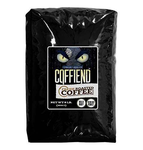 Coffiend Artisan Blend Coffee, Whole Bean, Fresh Roasted Coffee LLC. (5 lb.)
