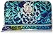 Vera Bradley Women's Cotton Turnlock Wallet, Katalina Blues, One Size