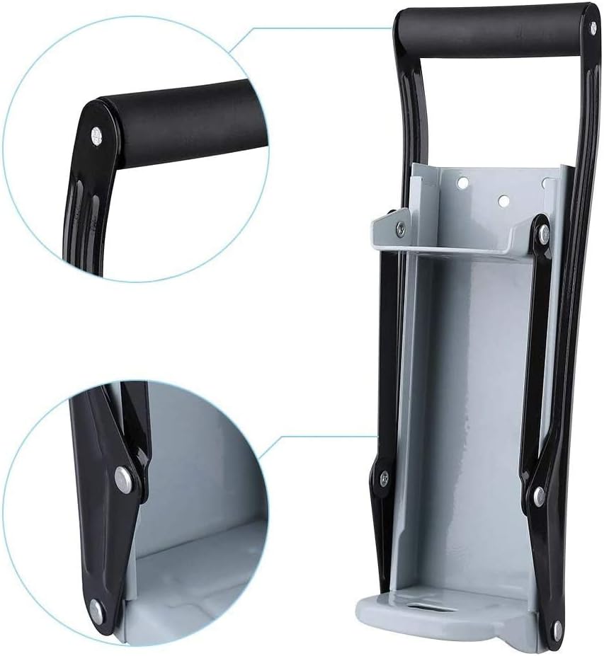 Rainberg® Can Crusher 16oz in Aluminum Eco-Friendly Recycling Tool Bottle Opener, Grey - Image 5