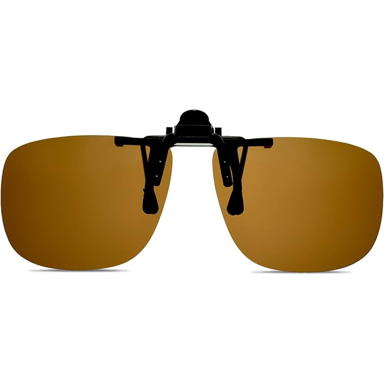 City Vision AC06004P Clip-On Polarized Sunglasses - Folding UV400 Protection, Black