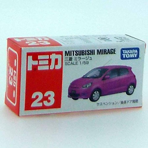Tomica No.23 Mitsubishi Mirage (boxed) Miniature Car Takara Tomy
