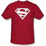 black and red superman shirt