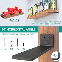 Goovilla Shelf Brackets, Heavy Duty Floating Shelf