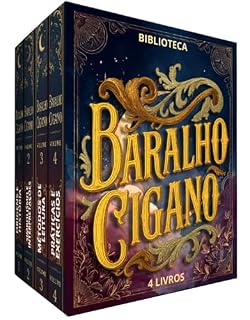 Livro Biblioteca Baralho Cigano : 4 Livros : O guia completo do oráculo cigano em quatro volumes