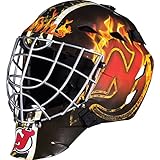 Franklin Sports New Jersey Devils Goalie Mask - Team Graphic Goalie Face Mask - GFM1500 Only for Ball & Street - NHL Official Licensed Product
