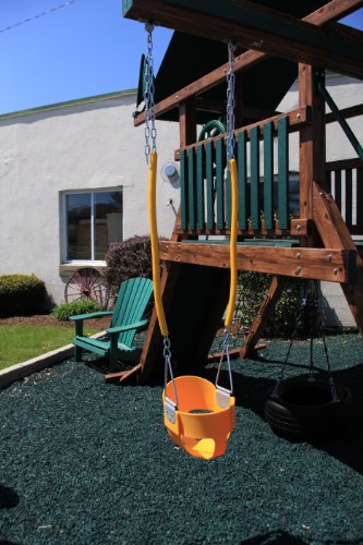 Swing Kingdom Yellow Rubber Infant Swing