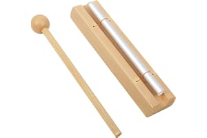 Eastrock Hand Chime Bell Meditation Wind Chimes & Classroom Chime for Mindfulness, Yoga, and Sound Healing Teacher Gifts for Women, Classroom Management Tool & Meditation Accessories（1 Tone）