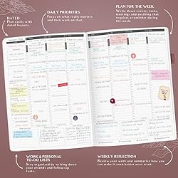 Legend Hourly Schedule Planner PRO Dated Jan