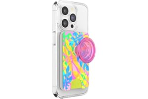 PopSockets Phone Wallet with Expanding Grip and Adapter Ring for MagSafe, Phone Card Holder, Wireless Charging Compatible, Wallet Compatible with MagSafe - Boca Palms