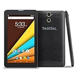 Tagital 7-Inch 32GB TF Android 4.4 KitKat Bluetooth Dual Camera Unlocked Phone Tablet (Black/White)