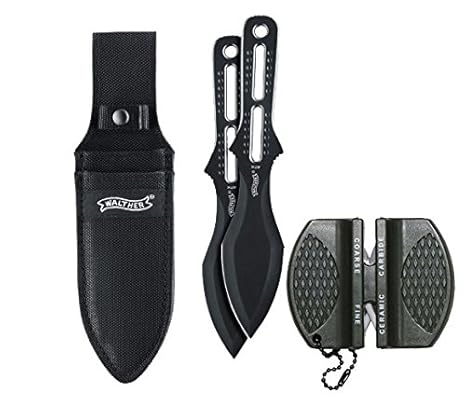 SET : Walther ATK AdvancedThrowingKnife Wurfmesser + Messerschärfer