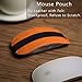Premium PU Leather Carrying Bag Case for Apple Magic Mouse 2 / Mouse/UHURU/Tsmine/ROYSC/SROCKER T3 / Wireless Mouse, Brown