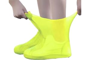 1 Pair Silicone Overshoes, Waterproof Shoe Covers, Reusable Protective Silicone Shoe Covers,Non Slip Easy Handy Water Resista