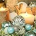 Sea Team 87-Pack Shatterproof Babyblue Christmas Ball Ornaments Set, Assorted Multi-Sized Hanging Baubles, Xmas Tree Decorations, Seasonal Décor for Holiday Wreath Garland, Hooks Included