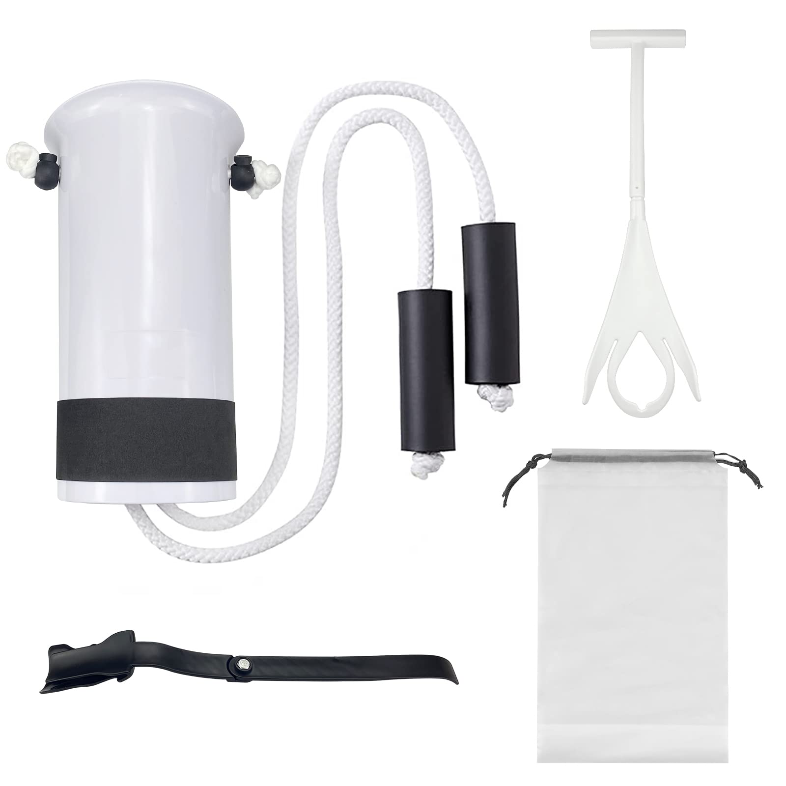 Sock Aid Tool, Sock Helper, Slider Putting Socks, Avoid Bending Sock Helper Aide, Pulling Assist Device, Easy On and Off Stocking Slider, for Pregnant Women Elderly Disabled Handicapped Diabetics