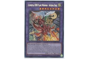 YU-GI-OH! Elemental Hero Flame Wingman - Infernal Rage - BLMR-EN012 - Secret Rare - 1st Edition