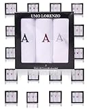 Boxed 3 pc. Initial Cotton Handkerchiefs