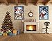 5D Diamond Painting Full Drill by Number Kits Christmas Decoration for Adults Kids, DIY Rhinestone Pasted Paint Set Arts Craft Xmas Snowman (12x16inch, 2 Pack) by Yomiie